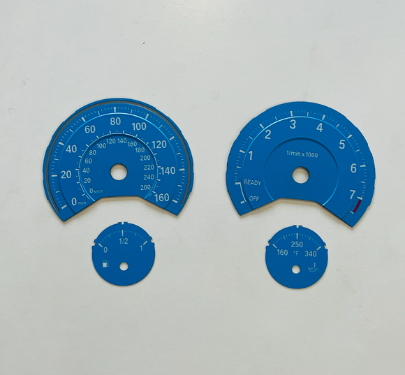 Colored Gauge Face Replacements