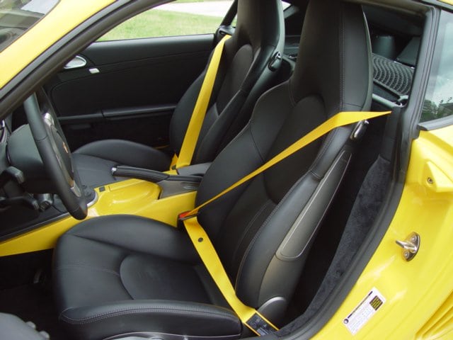 Colored seat belts