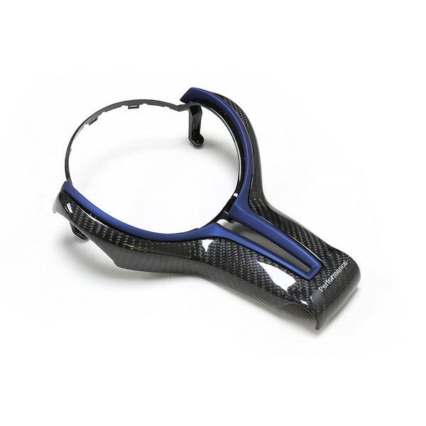 F series Carbon fiber steering wheel trim - with accents