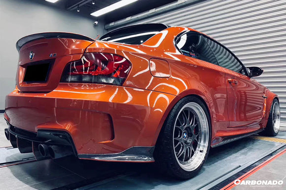 Darwin Pro 2008-2013 BMW 1M RZ Style Carbon Fiber Rear Lip [Made to Order]