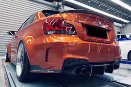 Darwin Pro 2008-2013 BMW 1M RZ Style Carbon Fiber Rear Lip [Made to Order] - 0