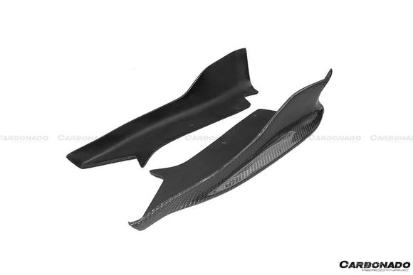 Darwin Pro 2008-2013 BMW 1M RZ Style Carbon Fiber Rear Bumper Cap Splitter [Made to Order]