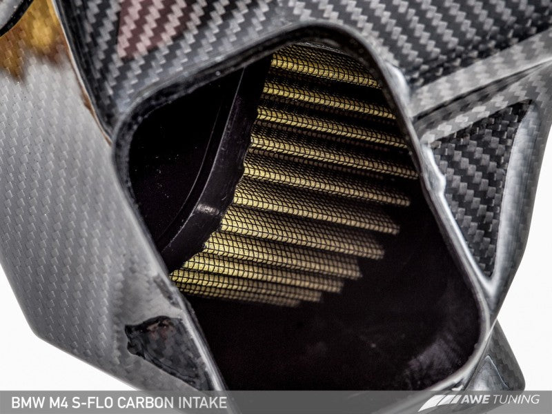 AWE S-FLO Carbon Fiber Intake F8X M3 M4 S55