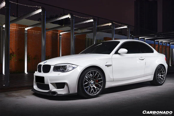 Darwin Pro 2011-2012 BMW 1M RZS Style Carbon Fiber Front Lip [Made To Order]