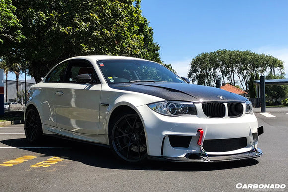Darwin Pro 2011-2012 BMW 1M RZS Style Carbon Fiber Front Lip [Made To Order]