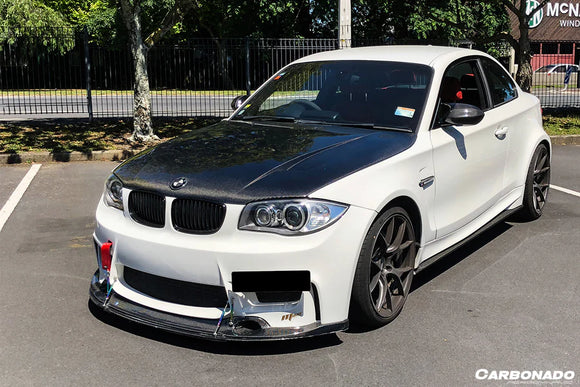 Darwin Pro 2011-2012 BMW 1M RZS Style Carbon Fiber Front Lip [Made To Order]