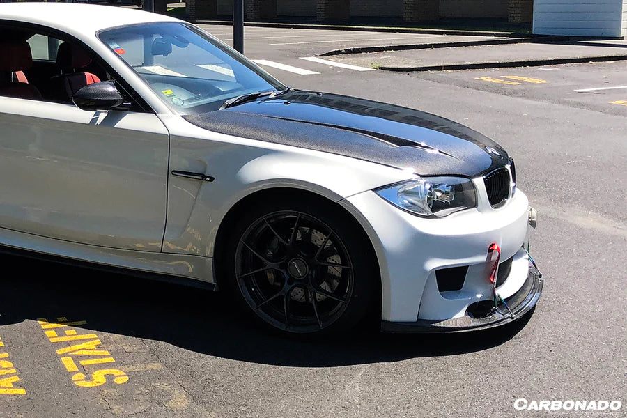 Darwin Pro 2011-2012 BMW 1M RZS Style Carbon Fiber Front Lip [Made To Order]
