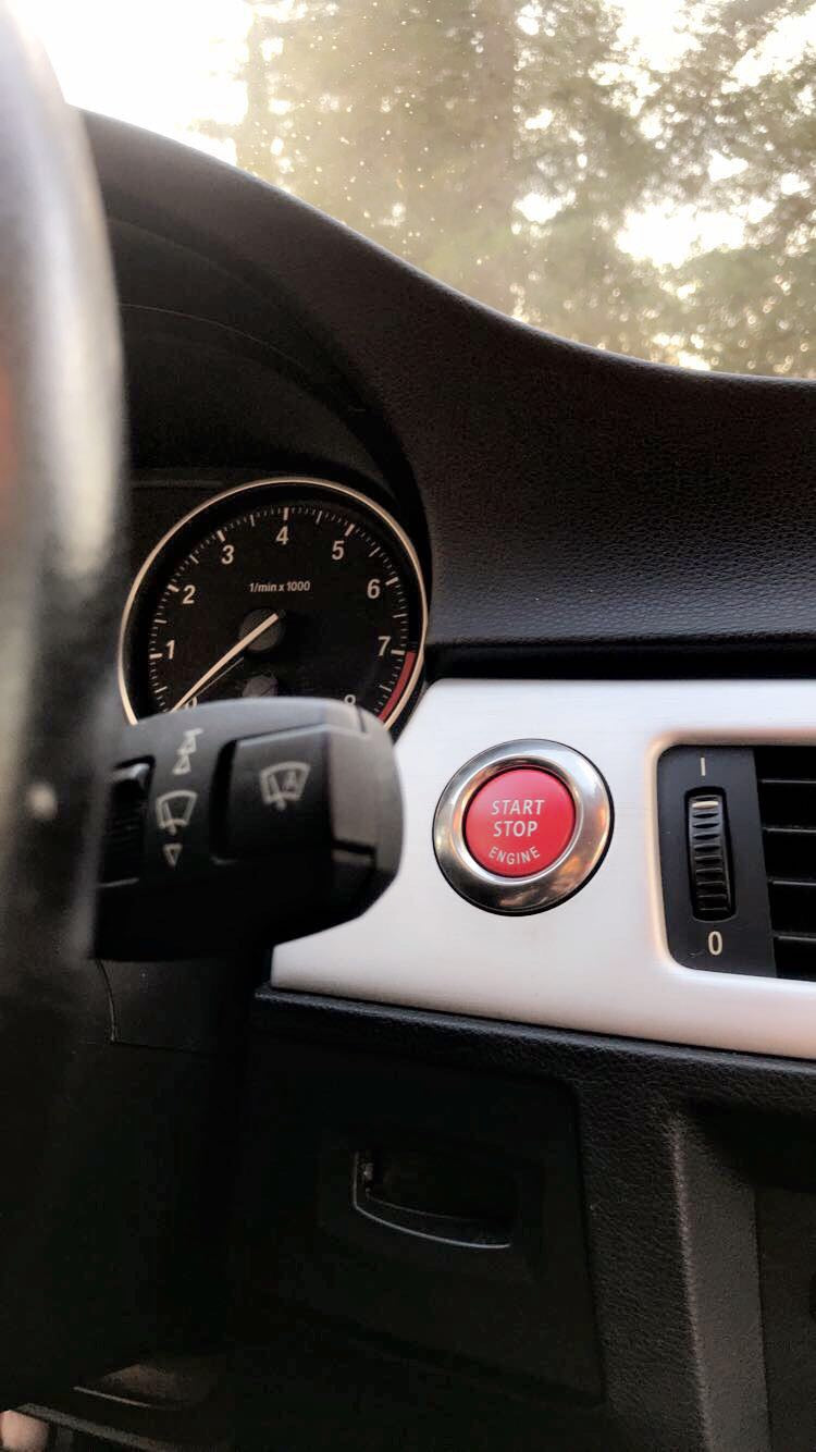 F1 Style Push Start Button