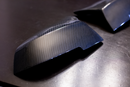Carbon fiber M style mirror caps - F series-5