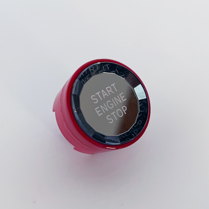 bwm crystal start button red