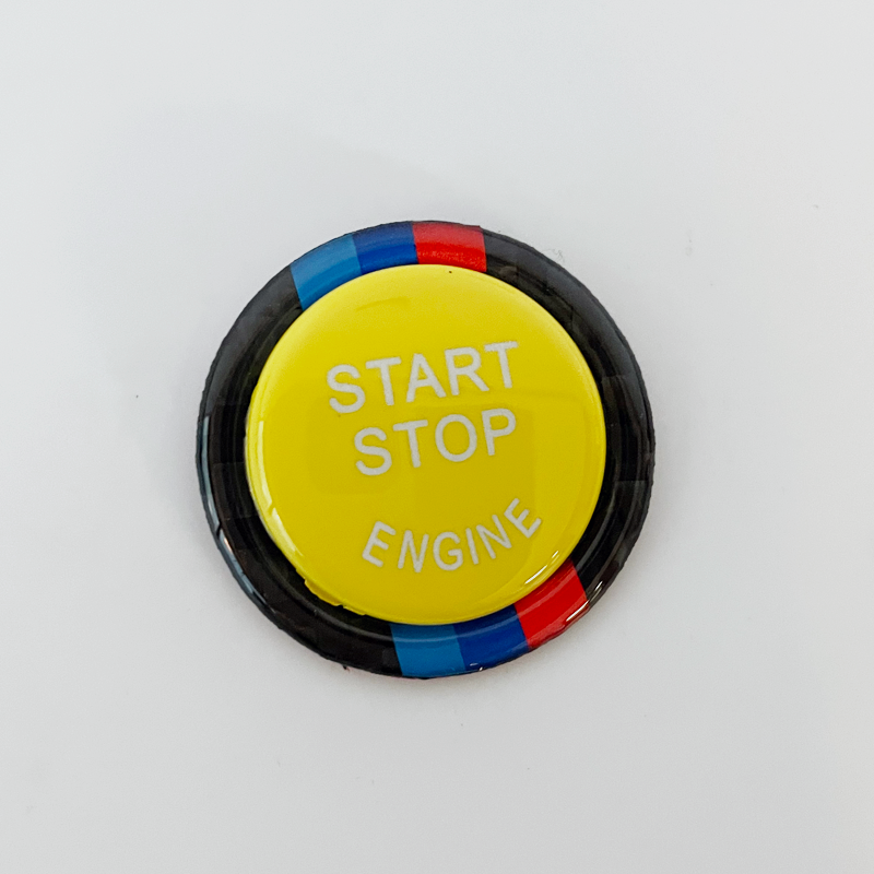 Buy gloss-yellow F1 Style Push Start Button