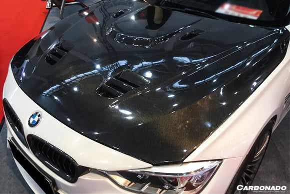 Darwin Pro 2013-2019 BMW 3 Series F30 F35 RZ Style Carbon Fiber Hood [Made To Order]