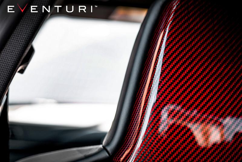 Eventuri BMW F80 M3/F82 M4 Black Carbon Seat Back Cover Set