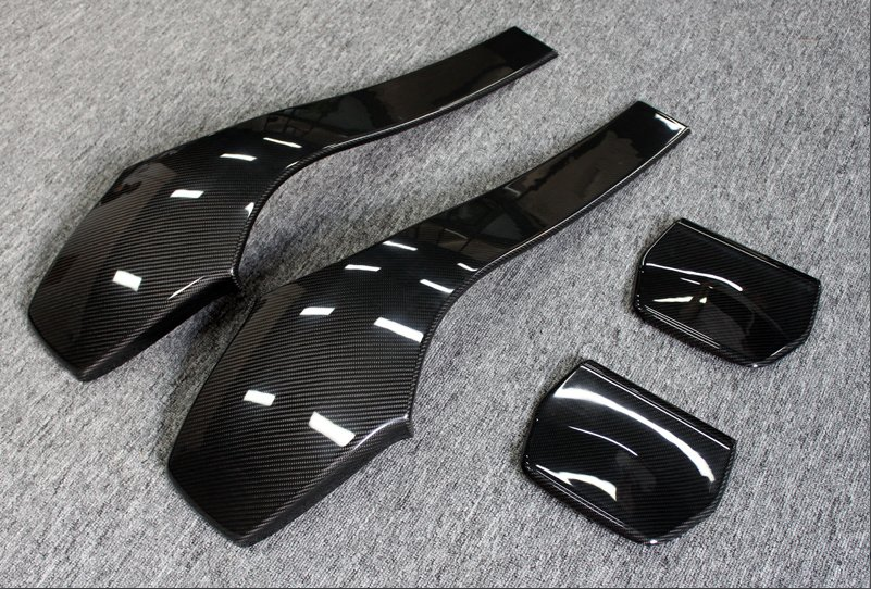 F8X Carbon fiber Seat back trim