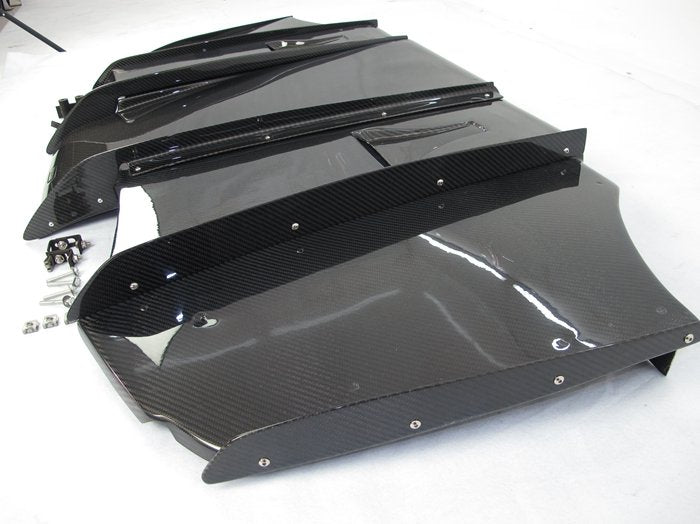 E92 M3 Lower Carbon Fiber Diffuser Undertray - 0