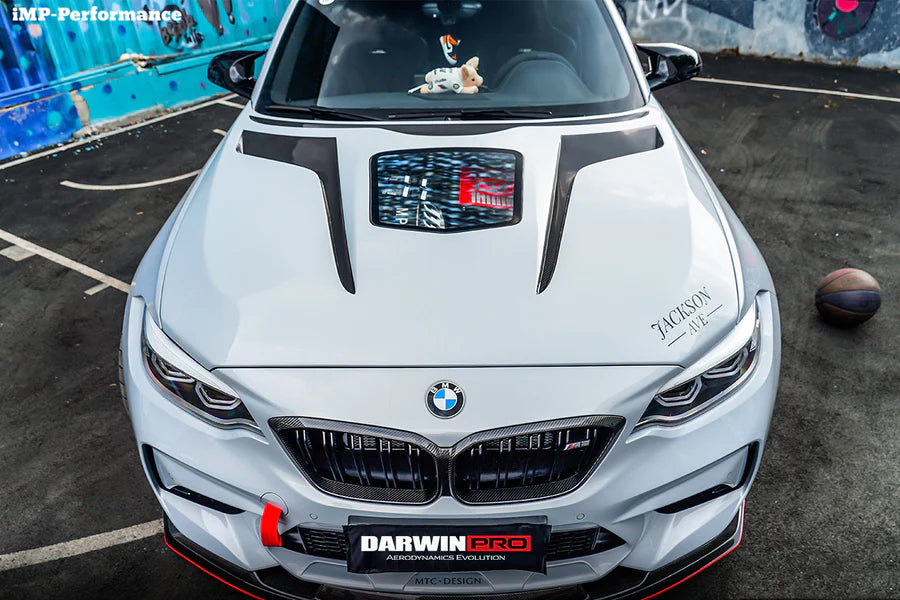 Darwin Pro 2014-2020 BMW M2/M2C 2-SERIES F22/F23F87 IMP Performance Partial Carbon Fiber Hood [Made To Order]